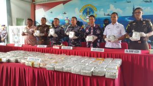 TNI AL Berhasil Gagalkan Penyelundupan Narkoba Jaringan Internasional, 100 Kilogram Sabu Diamankan