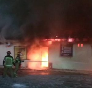 Polsek Medan Helvetia Terbakar, Dua Ruangan Jadi Sasaran