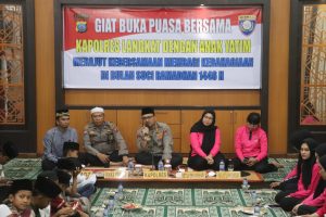Kapolres Langkat Gelar Buka Puasa Bersama Anak Yatim