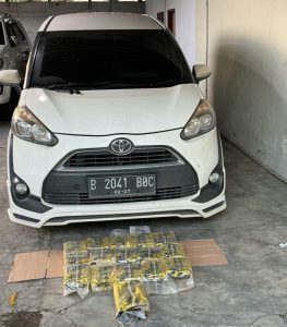 Polda Sumut Sita 16 Kilogram Sabu dan 1 Unit Mobil Toyota Sienta di Sunggal
