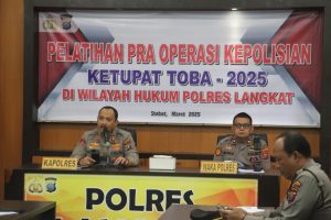 Polres Langkat Gelar Latpraops Ketupat Toba 2025, Pastikan Kesiapan Pengamanan Mudik Lebaran