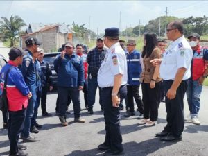 Dishub Sumut Bersama DPRD Kabupaten Batubara dan PT KAI Tinjau Sejumlah Perlintasan Sebidang di Jalur Kereta Api