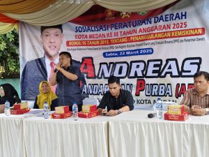 Warga Medan Deli Harapkan Lapangan Pekerjaan Kepada Andreas Pandapotan Purba Saat Kegiatan Sosper