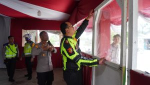 Kapolres Langkat Cek Kesiapan Pos Pengamanan Ops Ketupat Toba 2025