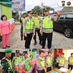 Ops Ketupat Toba 2025, Kapolres Pematangsiantar Tinjau Pos PAM dan Beri Semangat