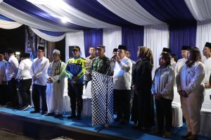 Kapolres Pematangsiantar Hadiri Pelepasan Takbir Keliling Malam Idul Fitri 1446/ 2025 M