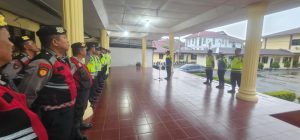 Kapolres Pematangsiantar Pimpin Apel Pengamanan Malam Takbiran