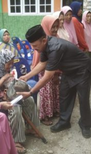 Peduli Sesama di Bulan Suci Ramadhan, Anggota DPRD Langkat Purwanto Santuni Anak Yatim Serta Kaum Dhuafa