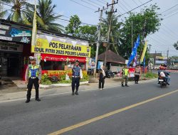 Polres Langkat Pastikan Kelancaran Arus Mudik