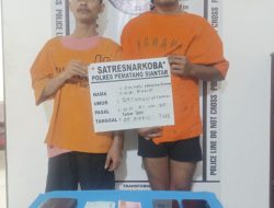 Polres Pematangsiantar Tangkap Dua Pengedar Narkoba Di Kelurahan Sumber Jaya