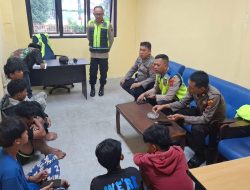 Sat Binmas Polres Pematangsiantar Lakukan Pembinaan Tujuh Remaja yang Diamankan  Hendak Tawuran