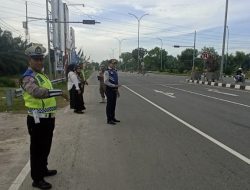 Arus Balik Ramai Lancar, Pos Pelayanan Sei Karang Siap Layani Pemudik 24 Jam