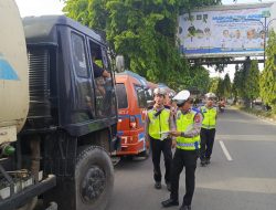 Operasi Keselamatan Toba 2025, Polres Langkat Tes Urine Pengemudi Bus dan Betor