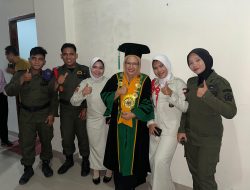 Pelaksanaan Wisuda ke 85, Rektor UINSU Dapat Pengawalan Ketat Menwa Batalyon C