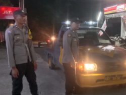 Cegah Aksi Premanisme, Polsek Bahorok Tingkatkan Patroli Wilayah Dengan Blue Light Patrol