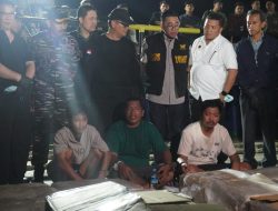 Operasi Gabungan Bea Cukai, BNN RI, TNI AL dan Polri Gagalkan Penyelundupan 2 Ton Sabu