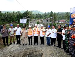 Tak Main-main, Bobby Nasution Akan Buat Jembatan Idano Noyo Setara Jembatan Nasional dan Rampung Akhir Tahun