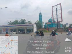 Pembangunan Reklame di Desa Helvetia yang Sempat Diprotes Warga Akhirnya Ditindaklanjuti