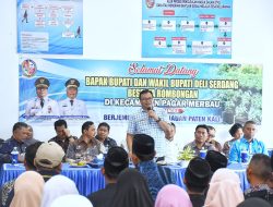Bupati dan Wabup Deli Serdang Kunjungan Kerja ke Kecamatan Pagar Merbau