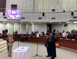 Agustinus Zega Resmi Dilantik Sebagai Anggota DPRD Sumut