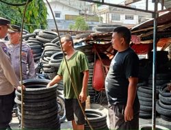 Sambang di Jalan Patuan Anggi, Sat Binmas Polres Pematangsiantar Gelar Patroli