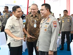 Forkopimda Sumut Groundbreaking Gudang Ketahanan Pangan Polri