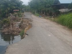 Jalan Kabupaten Terancam Putus, Warga Desa Muara Nauli Minta Perbaikan Menyeluruh