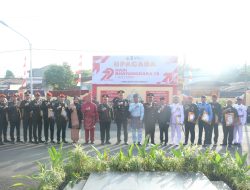 Wabup Hadiri Upacara Peringatan HUT Bhayangkara ke 79 Tahun di Polresta Deli Serdang