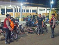 Cegah Gangguan Kamtibmas dan Kejahatan, Sat Samapta Polres Langkat Laksanakan Patroli Malam