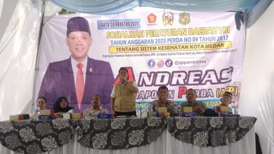 Gelar Sosper Tentang Sistem Kesehatan, Andreas Pandapotan Purba Minta Puskesmas Layani Masyarakat Dengan Sepenuh Hati