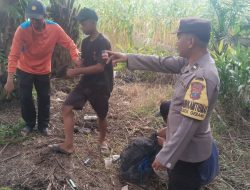 Bhabinkamtibmas Sambang Desa Binaan dan Sampaikan Pesan Kamtibmas