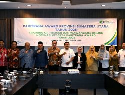 Buka Paritrana Award Sumut, Sekda Pastikan Komitmen Pemprov Sumut Dukung Program BPJS Ketenagakerjaan