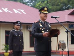 Polres Langkat Bacakan Ikrar Tekat Pertahankan Pancasila di Hari Kesaktian Pancasila