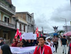 DPC GMNI Tapanuli Utara Gelar Aksi Damai, Tuntut Penutupan THM dan Berantas Perjudian