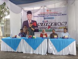 Gelar Sosper, Andreas Purba Janji Perjuangkan Lapangan Pekerjaan untuk Warga