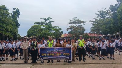 Ops Zebra Toba 2025, Sat Lantas Polres Pematangsiantar Sosialisasi di SMP Negeri 5