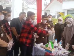 Wakili Polres Pematangsiantar, AKP Irwanta Sembiring Hadiri Pemusnahan Barang Bukti di Kejaksaan