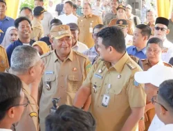 Bupati Langkat Dampingi Gubernur Sumut Tinjau Pengerukan Waduk Tanjung Pura