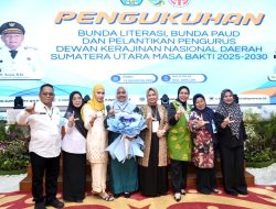 Ny. Endang Syah Afandin Resmi Jabat Bunda Literasi, Bunda PAUD dan Ketua Dekranasda Langkat