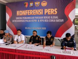 Bea Cukai Batam Amankan 682 Koli Pakaian Bekas Sepanjang Januari-Desember