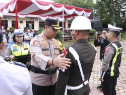 Apel Gelar Pasukan Ops Lilin Toba 2025, Polres Langkat Siap Amankan Natal dan Tahun Baru