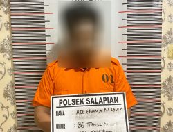 Polsek Salapian Tangkap Pelaku Penganiayaan