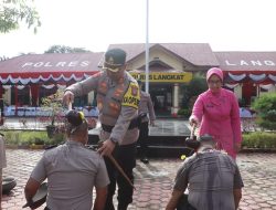 Polres Langkat Gelar Upacara Kenaikan Pangkat Perwira, Bintara dan PNS TMT 1 Januari 2026