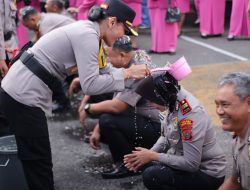 Kapolres Pematangsiantar Pimpin Korps Raport Kenaikan Pangkat 62 Personil