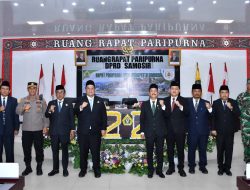 Paripurna Hari Jadi Samosir ke 22 Tahun, Bupati Ajak Terus Berbenah dan Membangun di Tengah Keterbatasan