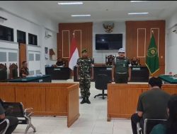 Prajurit TNI AD Bunuh Istri di Deli Serdang Dituntut Hukuman Mati