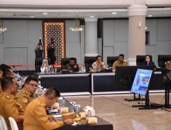 Bupati Samosir Hadiri Rakor Percepatan Rekonstruksi Pasca Bencana Sumut