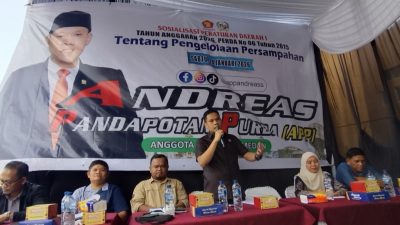 Gelar Sosper, Andreas Pandapotan Purba Ajak Warga Kelola Sampah Dengan Baik