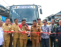 Dua Bus Perintis Resmi Beroperasi di Deli Serdang