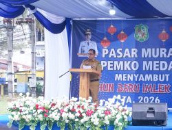 Buka Pasar Murah Imlek, Rico Waas: Medan Adalah Simbol Keberagaman Indonesia